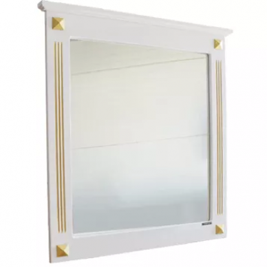 Зеркало Comforty Палермо-80 (80.6x86 см), патина золото 0
