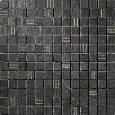 1003931 MOSAICO CITY GOLD 2 BLACK CAVE 30.4x30.4 0