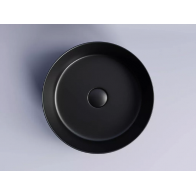 Раковина накладная Ceramicanova Element (CN6032MB) 35 см, чёрный матовый 6