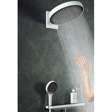 Шланговое подключение Hansgrohe Rainfinity (26858000) с полкой и держателем 7