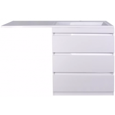 Тумба для ванной Style Line El Fante Даллас 120 (белый) (3 ящика) 5