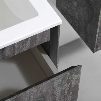 Тумба для ванной Vincea Luka 600 (VMC-2L600GS) (59.2 см) (g.stone) 5