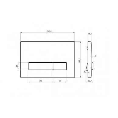 Инсталляция Berges Atom Line 410 + Albit S Rimless + кнопка белый/хром, в комплекте с унитазом (белый), безободковый, с сидением микролифт 11