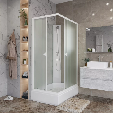 Душевая кабина Niagara Promo (P100/80/26Q/MT/BK) 100x80x195 8