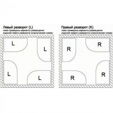 Душевая кабина Frank F418R White (418019) (правосторонняя) 100х80х215 см, без крыши, прозрачное стекло 5
