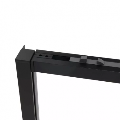 Душевой уголок Vincea Slim Soft (VSR-1SS8012CLB) 120х80х200 см, профиль черный/стекло прозрачное 1