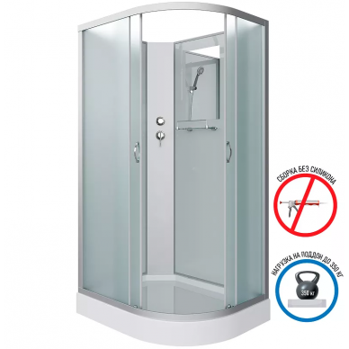 Душевая кабина Niagara Classic 120x80 L (NG-3312-14LBK) без гидромассажа 11