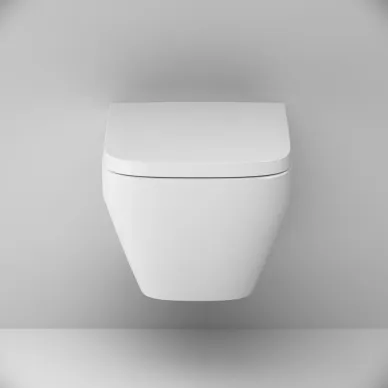 Чаша подвесного унитаза Am.Pm Spirit V2.0 Square FlashClean (C701701SC) безободковый, с микролифтом 5