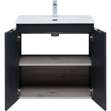 Тумба для ванной Aquanet Алвита New 303904 70 см, антрацит 5