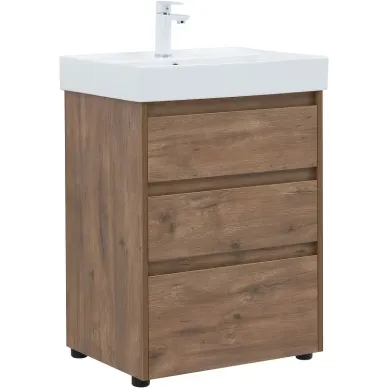 Тумба для ванной Aquanet Nova Lite 302471 60 см, дуб рустикальный 0