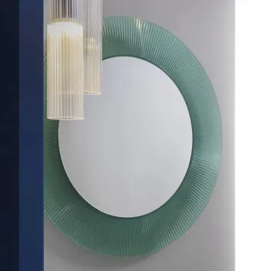 Laufen Kartell Зеркало круглое d=78см, настенное, со скрытой подсветкой, цвет: изумрудный зеленый 3.8633.3.092.000.1 6