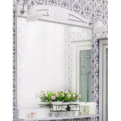 Зеркало Sanflor Адель 82 (белый/серебро) 0