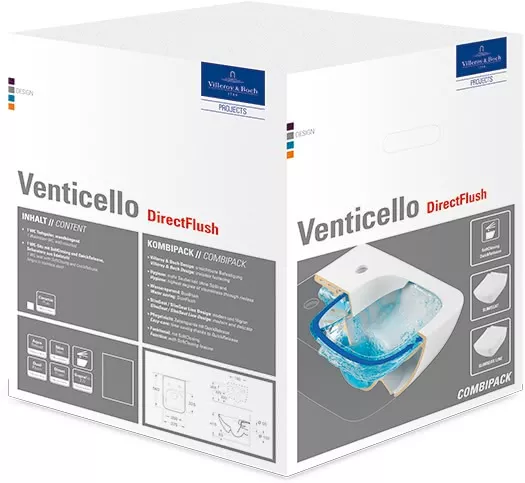 4611rl01 Унитаз Подвесной Villeroy Boch Venticello Купить