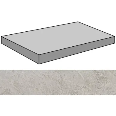 Iridio Grey Lappato Gradone Rec Ang 29.75x59.55 0