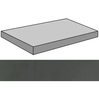 Microcement Black Lappato Gradone Ang 29.75x59.55 0