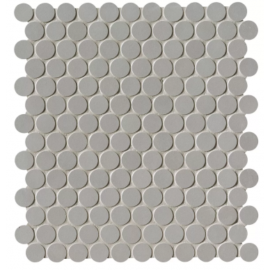 fNSX Milano&Floor Grigio Round Mosaico Matt 29.5x32.5 0