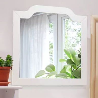 Зеркало Comforty Версаль-90 (90x90 см), белый ясень 0