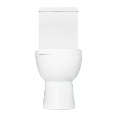 Унитаз напольный Sanita Lux Quadro (QDRSLCC01040522) с крышкой-сиденьем микролифт 6