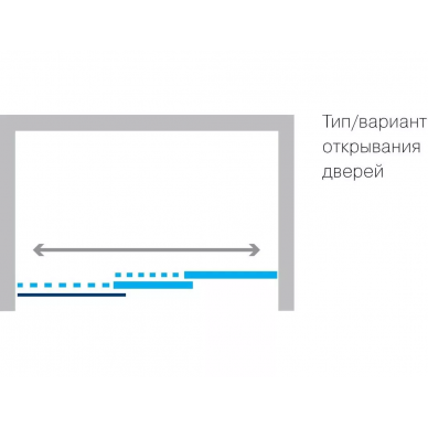 Душевая дверь Koller Pool Aqua Line (TT90C) 90х190 см 5