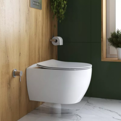 Чаша подвесного унитаза Cezares Comfort (CZR-191-TH/BS) с функцией биде 10