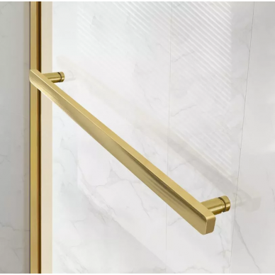 Душевой уголок Vincea Slim Soft (VSR-1SS9012CLG) 120х90х200 см, профиль брашированное золото/стекло прозрачное 2