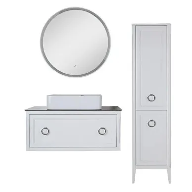 Зеркало ASB-Mebel Марика 80 (12222) белый 5