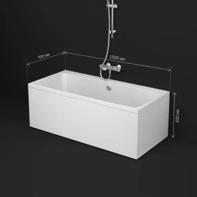 Ванна акриловая Am.Pm Func (W84A-150-070W-A) (150х70) без гидромассажа 5