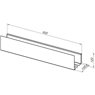 Полочка Aquanet Магнум 334111 60 см, сталь браш 6