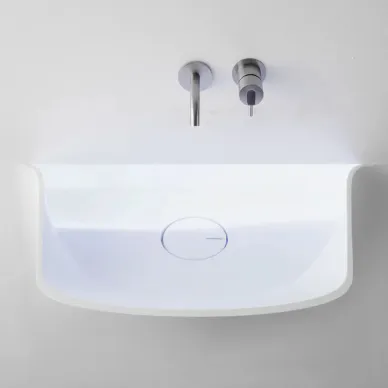 Antonio Lupi Soffio Раковина 86х56х77.5 см, без отв., с Led подсветкой, цвет: белый SOFFIOL 7