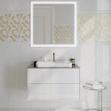 Kerama Marazzi PLAZA Modern Тумба подвесная 80x48см, 2 ящика, цвет: белый PLB.M.80.2\WHT.V 6