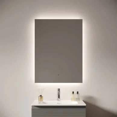 Зеркало Sancos Square 2.0 SQ2.600 60х80 см, с LED подсветкой 6