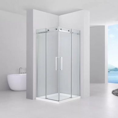Душевой уголок Black & White Stellar Wind S202 (80х120) 6