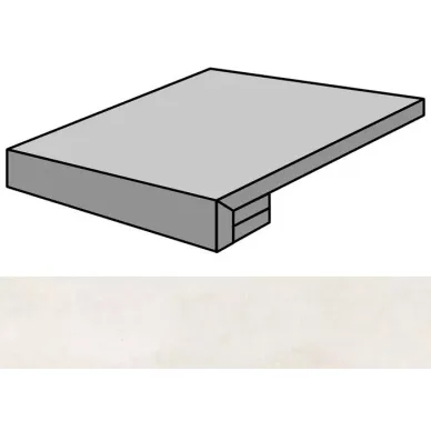 Microcement White Natural Gradone Rec 59.55x59.55 0