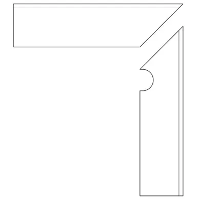 BATTISCOPA SCALA DX/SX UNICORNO 8x31.7 0