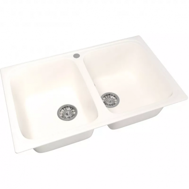 Мойка кухонная Mixline ML-GM23 (525191) белый 5