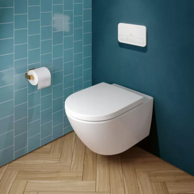 Унитаз подвесной Villeroy & Boch Subway 3.0 TwistFlush (4670TS01) с микролифтом 9