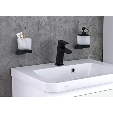 Смеситель для раковины Ravak 10° Free black-TD F 014.20 (X070150) без донного клапана, черный матовый 7