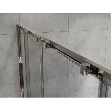 Душевой уголок Vincea Garda (VSR-1G28020CH) 200x80 см, профиль хром/стекло шиншилла 5