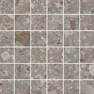 K9475128R001VTE0 Ceppostone Мозаика Темный Греж Матовый R10B 7Рек 5x5 30х30 0