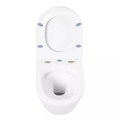 Унитаз подвесной BelBagno Tre (BB8001CHR/SC) с сиденьем микролифт 8