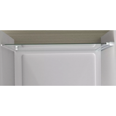 Душевая дверь Vincea Alpha (VDP-3AL600CLB) 60x195 см, профиль чёрный/стекло прозрачное 1