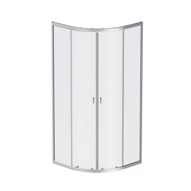 Душевой уголок Am.Pm X-Joy Twin Slide (W88G-205-090MT64) (90х90 см), профиль хром матовый/стекло прозрачное 3