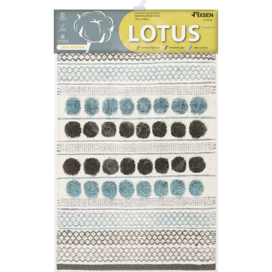 Коврик для ванной Fixsen Lotus 50х80 (FX-8030Y) 4