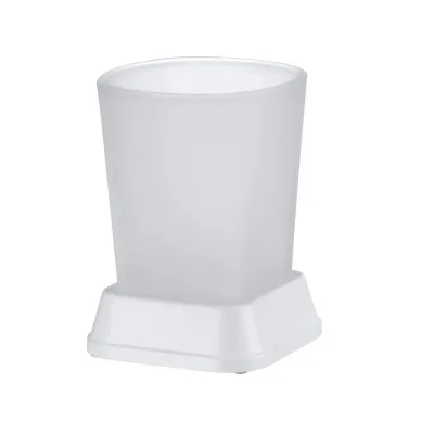 Стакан Wasserkraft Amper K-5400 White K-5428W настольный, белый 0