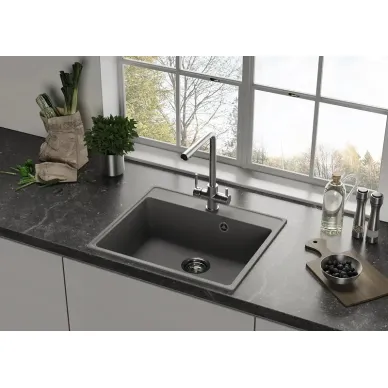 Мойка кухонная Ulgran Quartz Forte 580-01 Жасмин 2