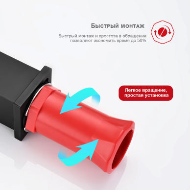 Смеситель для раковины Raglo R01 R01.15.06 высокий излив, графит 8