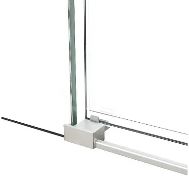 Душевая дверь Vincea Ultima VDS-7UL120CLGM 120x200 см, профиль вороненая сталь/стекло прозрачное 2