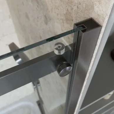 Душевая дверь BelBagno Marino MARINO-2-BF-1-140-C-GM 140 см, оружейная сталь/прозрачное стекло 5