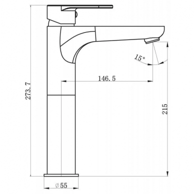 Смеситель для раковины BelBagno Loyd (LOY-LMC-CRM) 1