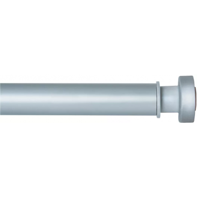 Карниз для ванной Iddis (020A200I14) (110-200 см) прямой, матовый хром 0